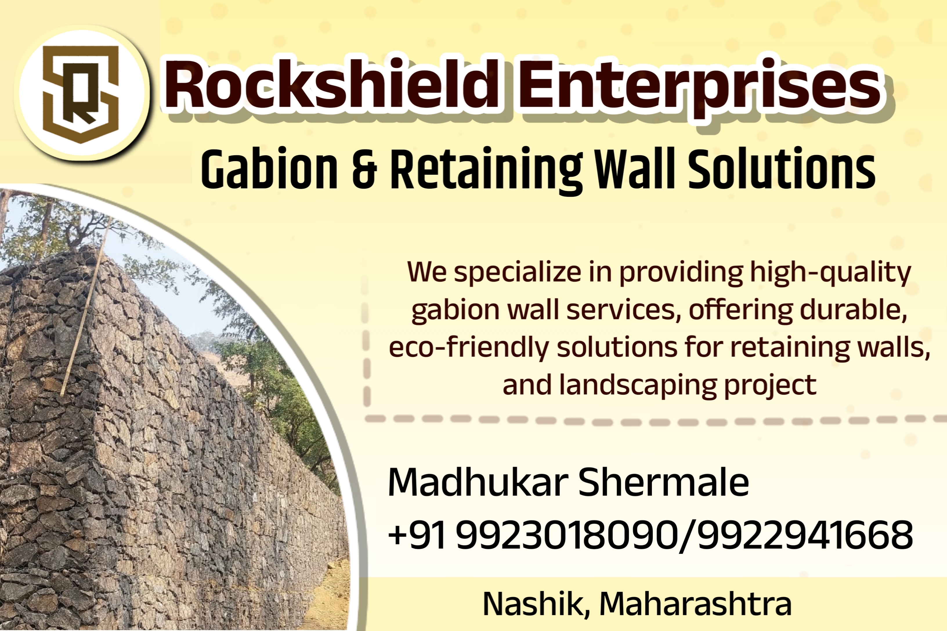 Rockshield Enterprises Visiting Card